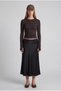 Long Sleeve Fingerless Basic Badi with Crew Neck - 3