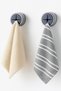 Set of 2 Practical Silicone Towel and Dishcloth Holders with Adhesive for Kitchen and Bathroom - 3