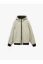 Hooded Long Sleeve Zippered Raincoat - 6