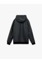 Hooded Long Sleeve Zippered Raincoat - 7