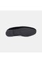 Women's Black Slip-On Suede Loafer with Gold Accessories - 4