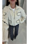 Clors Cream Sheep Embroidered Cardigan - 2