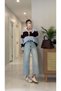 Zr Retta Ice Blue Barrel Jean