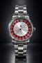 Men's Roulette Design Stainless Steel Wristwatch (Does Not Rotate Inside)