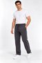 Men's Smoked 3-Thread Fleece Lined Comfortable Cut Sweatpants with Adjustable Leg Detail - 7