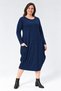Plus Size Baseni Wide Cut Long Sleeve Dress