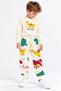 Boys' Dinosaur Printed Crew Neck Long Sleeve Top and Bottom Set - 3