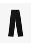 High Waist Zipper Pocket Comfortable Fit Wide Leg Sweatpants - 3