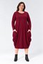 Plus Size Baseni Wide Cut Long Sleeve Dress - 2