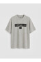 Peak New Season Gray Crew Neck Men's T-Shirt - 4
