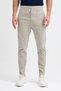 Elastic Waist and Lace-Up Canvas Trousers - Jogger Chino