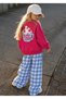 Girl's 3-Thread Non-Padded Back Print Detailed Set