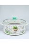 26 cm 6 Liter Lavender Enameled Pot Milk Yogurt Menemen Pot - 3