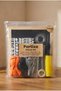 Giant Wheel Monster Truck Themed Birthday Decoration Deluxe Set Black Felt Letter Board Stand Balloon Chain 7 Transparent Balloons Stand Car Set - 4