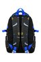 Black Sonic Leather Printed Men's Primary School Bag Thermal Lunch Bag and Pencil Case - 6