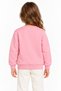 27010-26 Girl's Teddy Bear Appliqué Detailed Crew Neck Sweatshirt 5–8 Years - 4