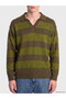 Men's Knitwear Sweater with Turn-Down Roba Collar and Stripes from Uzg Store for Style Enthusiasts - 4