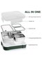 Stainless Steel Lunch Box for Kid School, Insulated Bento Lunch Box with Tableware & Bag,720ML 3 Compartment Divided Lunch Containers with Lids, Leakproof | BFA Free | Dishwasher Safe - 4