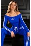 Women's Adjustable Asymmetrical Collar Striped Body and Sweatpants 2-Piece Set - Top and Bottom - 7
