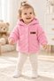 Hooded Unisex Welsoft Soft Textured Snap Fastener Winter Baby Cardigan