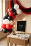 Ladybug Themed Birthday Decoration Classic Set Black Felt Letter Board Stand Balloon Chain Hand Pump Set