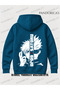Jujutsu Kaisen Anime Design with the Written "Satoru Gojo" Back Printed Unisex Hooded Cotton Sweatshirt (Hoodie)
