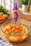 Ezzy Noir Stainless Steel Potato Masher and Vegetable Masher 24.5 cm – Ergonomic Puree Apparatus with 8 cm Wide Head - 4
