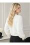 Women's Luxury, Furry Textured and Buttoned Cardigan - 2