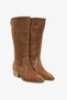 Lova Sigaro Suede Leather Western Heeled Boots - 3