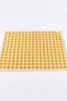 2-Piece Gingham Linen American Service Plate with Scalloped Edge Breakfast Serving Plate Stain Resistant 45X35 - 4