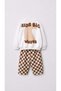 Boy's Checkered Tracksuit Set Luc-5554 - 3