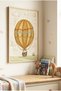 1 Piece Real Wood Wooden Sky Face and Flying Balloon Concept Wooden Painting - Children's and Baby's Room and Home Decoration Painting - 2