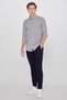 Regular Fit, Normal Cut, Narrow Leg, Side Pocket Detailed Navy Blue Trousers - 4