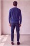 Classic Wool Blend V-Neck Men's Knitwear Sweater - 3