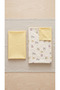 100% Cotton Sweet Dreams Cute Koala Patterned 3-Piece Baby Duvet Cover Set - Yellow / Pink / Gray 3-Piece Baby Sleep Set - 5