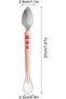 Small Silicone Spoon Double-Headed with Storage Box - 5