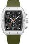 Coswig 45 mm Men's Chronograph Grey Dial with Olive Green Silicon PEWGO0063104