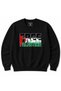 Free Palestine Freedom & Solidarity Palestinian Flag Graphic Sweatshirt