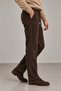 Lace-Up Waist Corduroy Men's Trousers |   Mew6111553-1 - 3