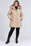 Women's Mink Nova Fabric Plus Size Coat