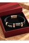 Premium Genuine Leather-Steel Men's Bracelet - 2