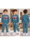 Boys' Lightning Mcqueen Printed Sweatshirt and Sweatpants 2-Piece Set Copy
