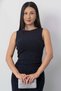 Crew Neck Draped Stone Dress Dks1314 - 2