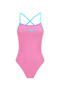 Women's Training Swimsuit Tie Back Sugar Plum