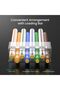 مقابس RJ45 غير مدرعة من نوع Cat6، عبوة من 100 قطعة - 6