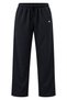 Men's Oversized Large Size Straight Leg Sweatpants 3704 Black - 4