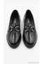 Women's Loafer Shoes with Metal Accessories Round Toe Casual Stylish Comfortable Short Heeled Nexar - 6