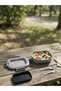 Lunch Box Steel Container with 2 Compartments for Nutrition & Storage - 4