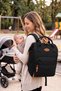 Vt-010 Mother Baby Care Backpack with Thermal Bottle Holder and Stroller Hanger Gift Black