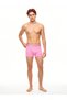 Cherry Patterned Men's Boxer Cotton Lycra Shiny Elastic Boxed Pink - 2